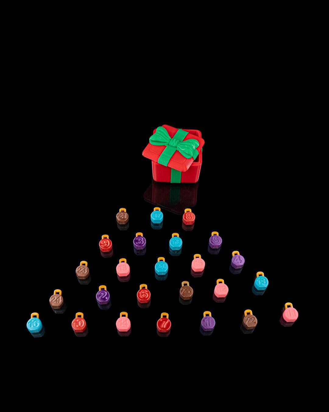 Christmas Tree Advent Calendar - Festive Holiday Countdown Decor