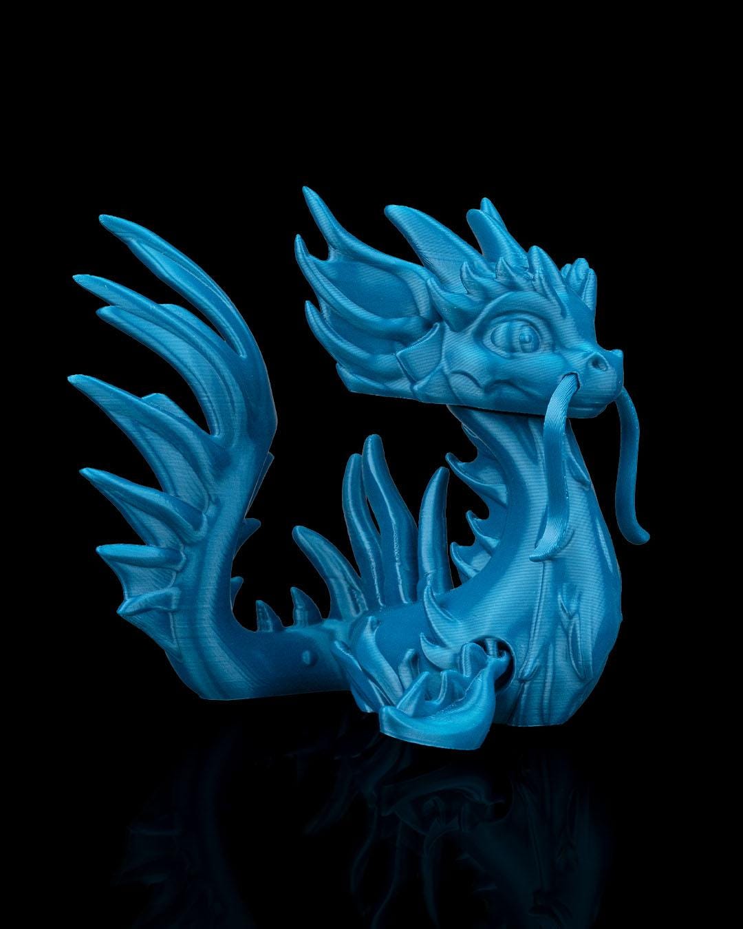 Abyssos, the Deep Leviathan | Mythical Creature Statue | Collectible Miniature | Tabletop & Shelf Decor