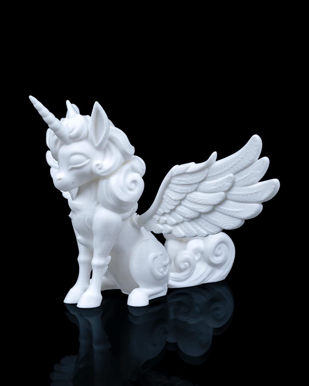 Lumina, the Purity Unicorn | Mythical Creature Statue | Collectible Miniature | Tabletop & Shelf Decor
