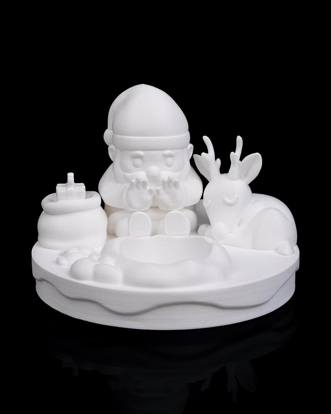 Santa’s Bonfire - Table Lamp - Christmas LED Candle Decor Collection