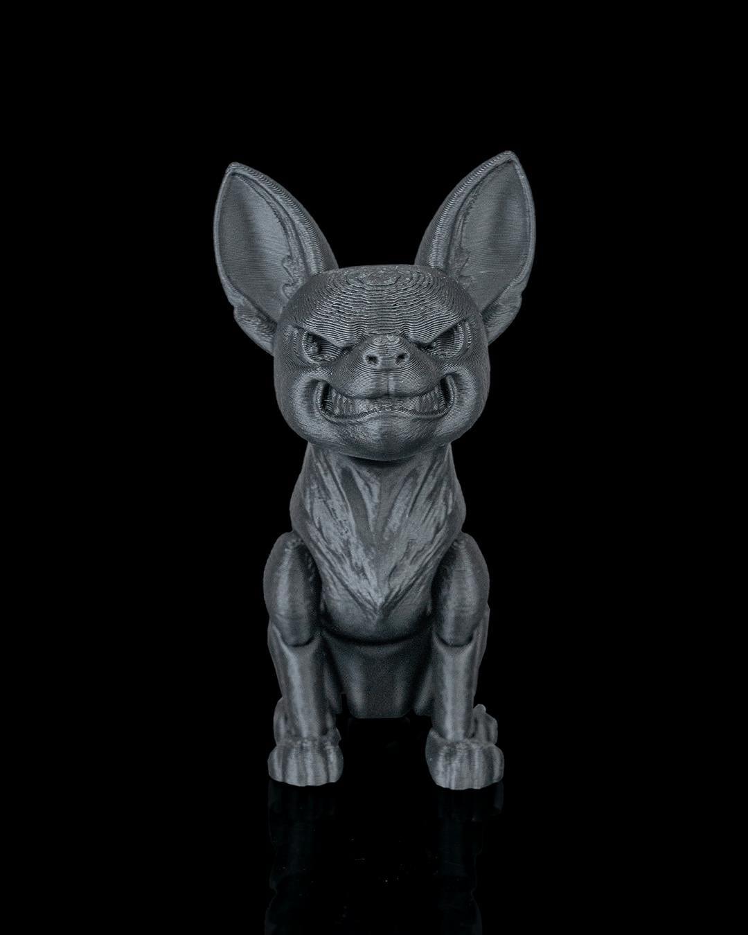 Articulated Chihuahua Figurine, Flexible 3D Printed Fidget Dog Toy, Custom Color Chihuahua Desk Decor, Gift for Dog Mom & Chihuahua Lover