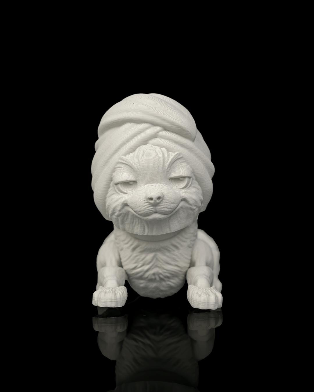 Articulated Shih Tzu Figurine, Flexible 3D Printed Fidget Dog Toy, Custom Color Shih Tzu Desk Decor, Gift for Dog Mom & Shih Tzu Lover
