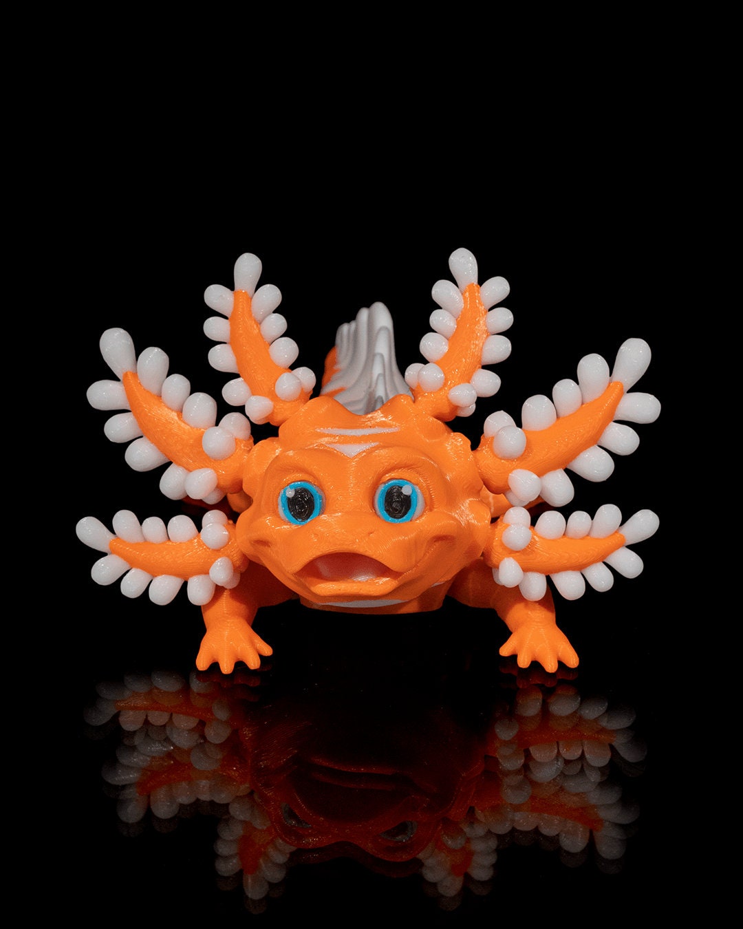 Dandy Candy 3D Printed Axolotl Toy: Articulated Fidget Sensory Friend