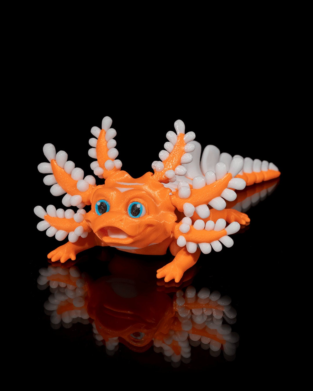 Dandy Candy 3D Printed Axolotl Toy: Articulated Fidget Sensory Friend