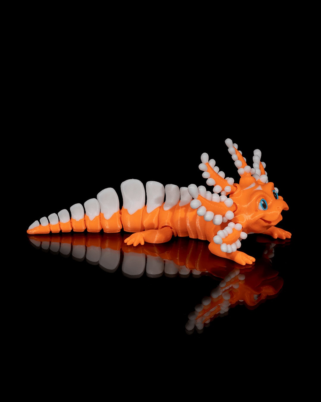Dandy Candy 3D Printed Axolotl Toy: Articulated Fidget Sensory Friend