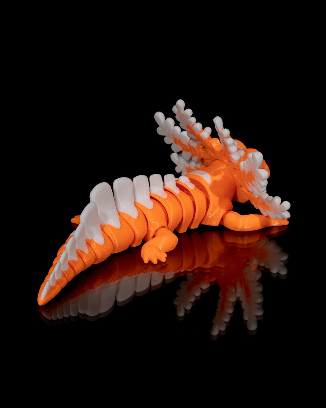 Dandy Candy 3D Printed Axolotl Toy: Articulated Fidget Sensory Friend