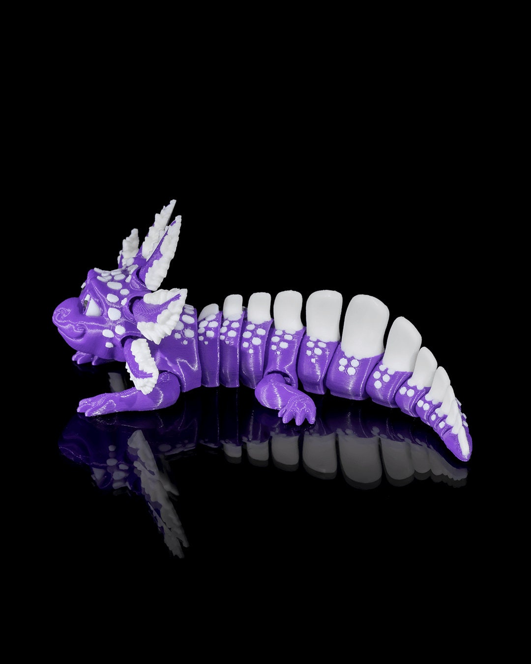 Berry Tart 3D Printed Axolotl Toy: Articulated Fidget Sensory Figurine