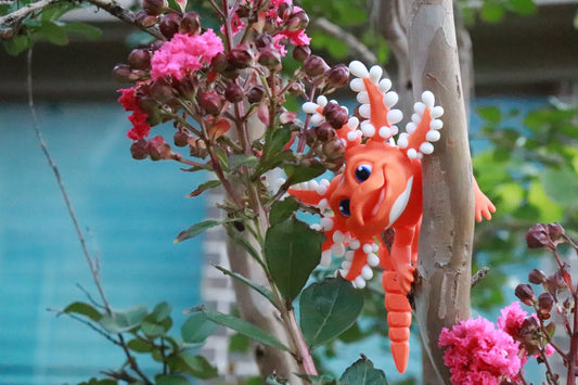 Dandy Candy 3D Printed Axolotl Toy: Articulated Fidget Sensory Friend