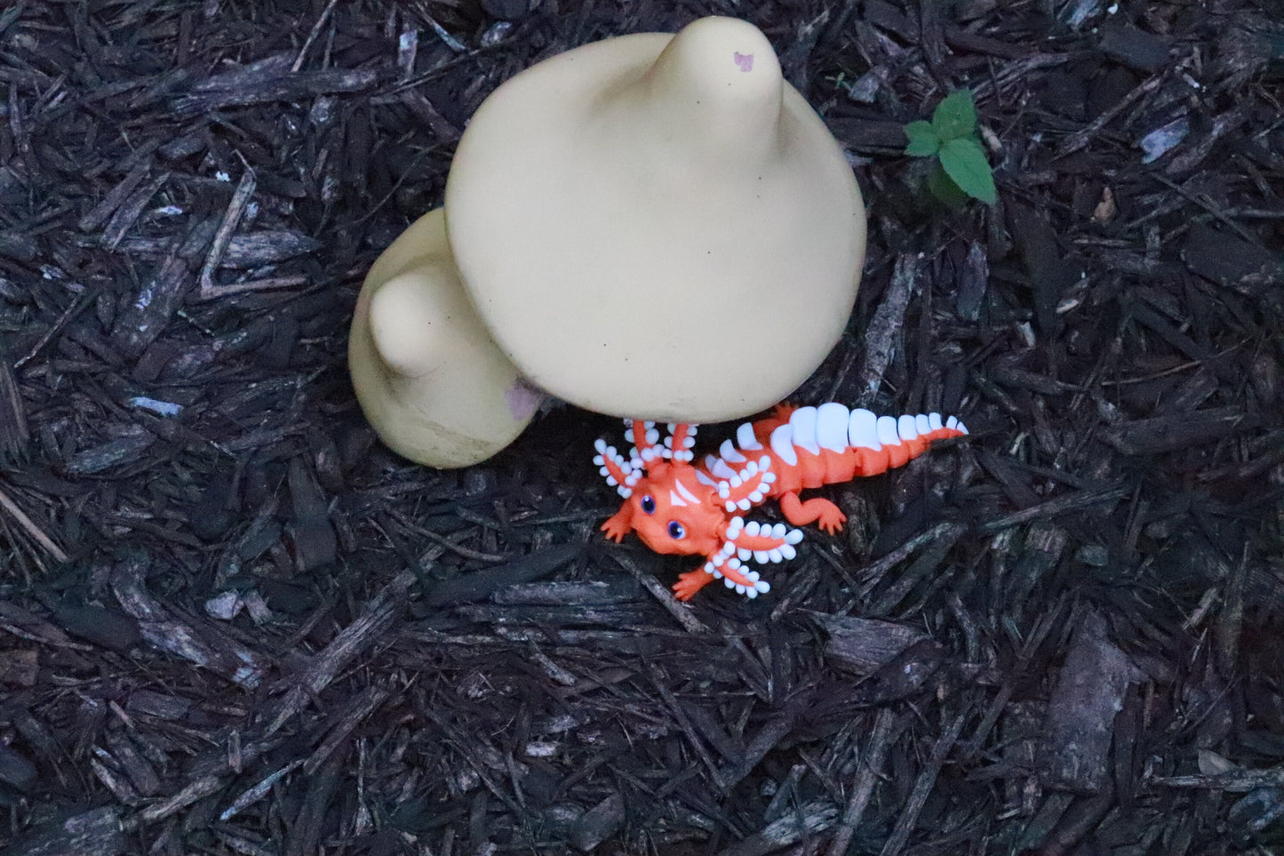 Dandy Candy 3D Printed Axolotl Toy: Articulated Fidget Sensory Friend
