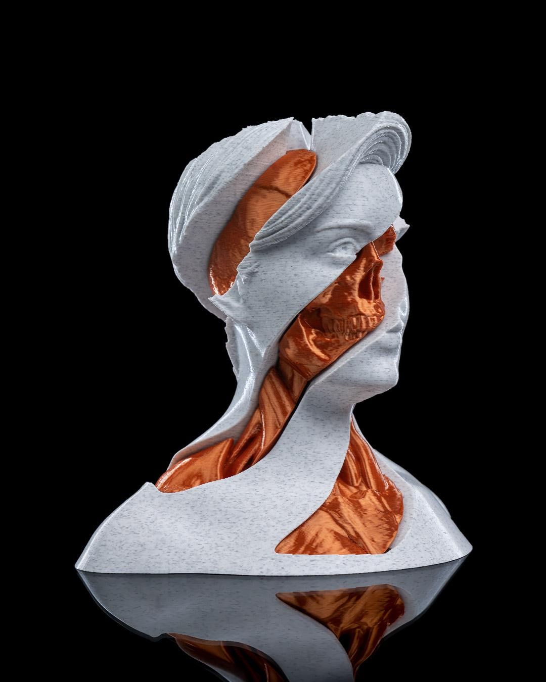 Whirl's Anatomy - 3D Printed Anatomical Fidget Toy for Art Lovers & Stress Relief