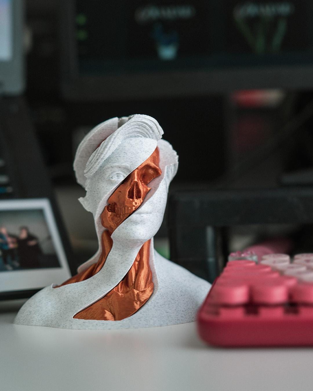 Whirl's Anatomy - 3D Printed Anatomical Fidget Toy for Art Lovers & Stress Relief