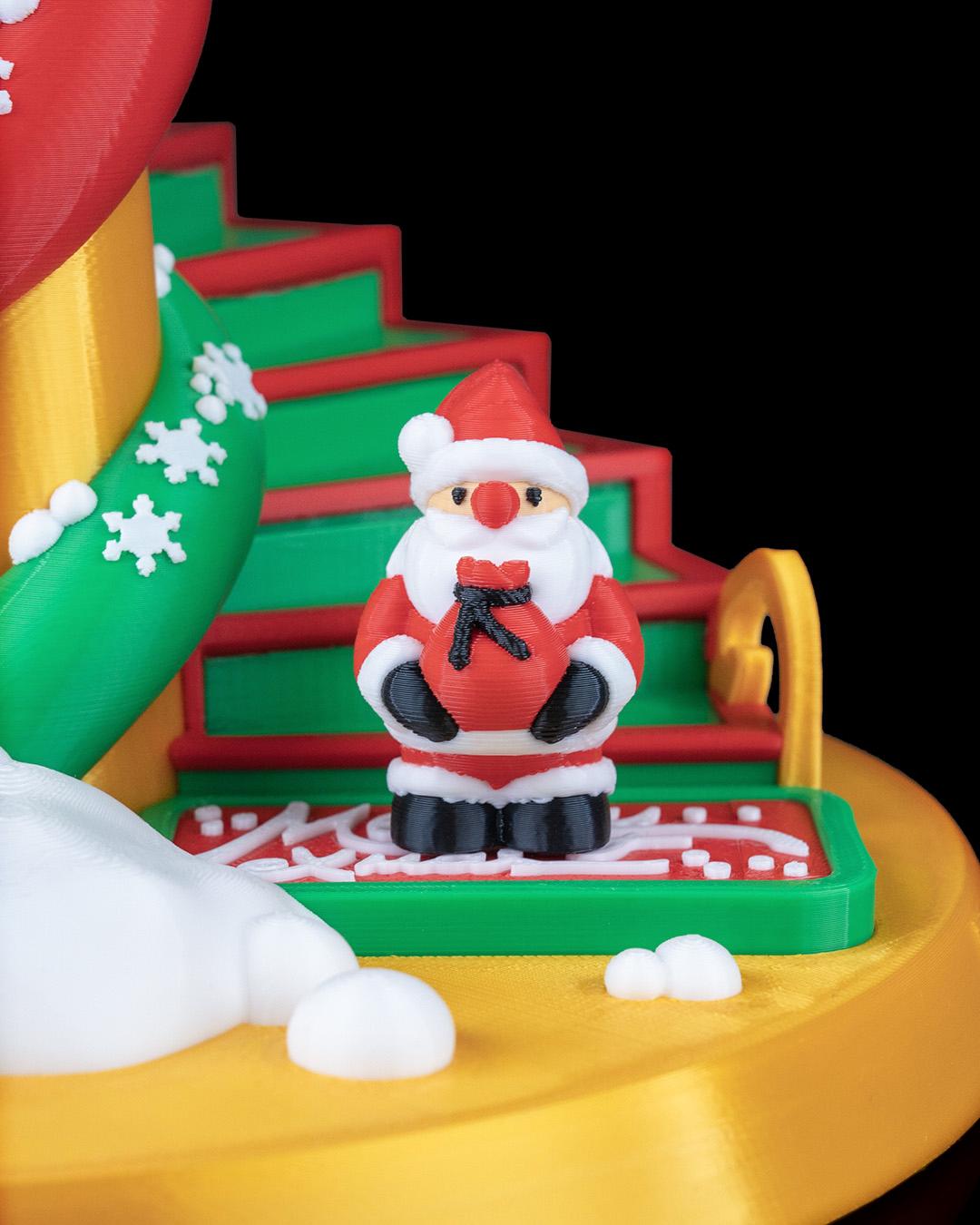 Spiral Staircase Christmas Advent Calendar – Holiday Countdown Decoration