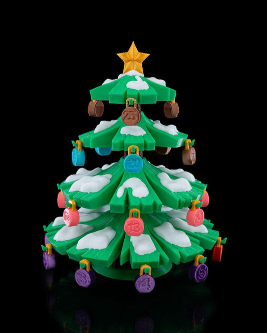 Christmas Tree Advent Calendar - Festive Holiday Countdown Decor