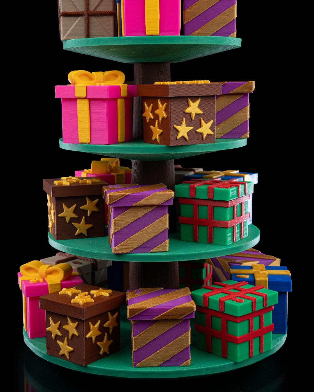 Tree Top Gifts Countdown Containers - Christmas Countdown Calendar