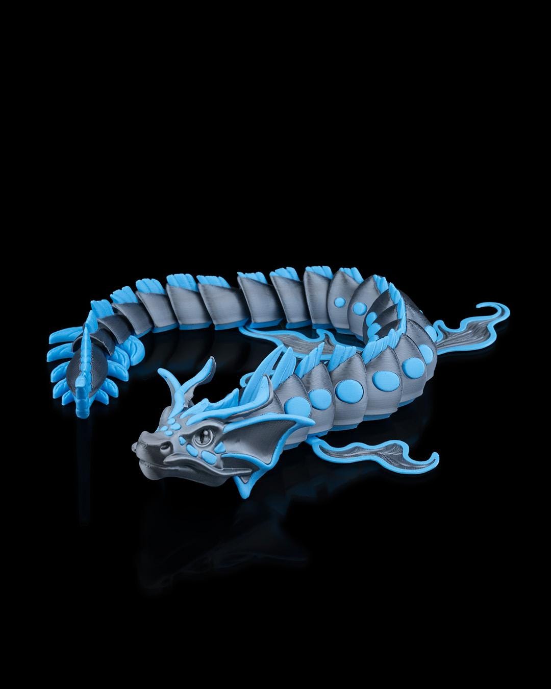 Articulated Under Water Dragon: 3D Printed Flexible Fantasy Toy