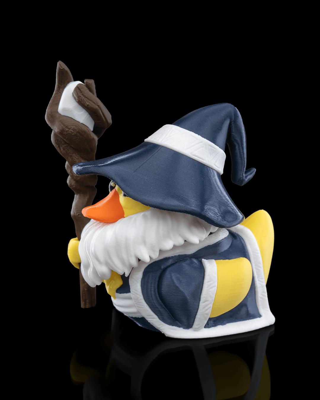 Spellquacker Rubber Duck | 3D Printed Wizard Duck Figure, Gamer Gift
