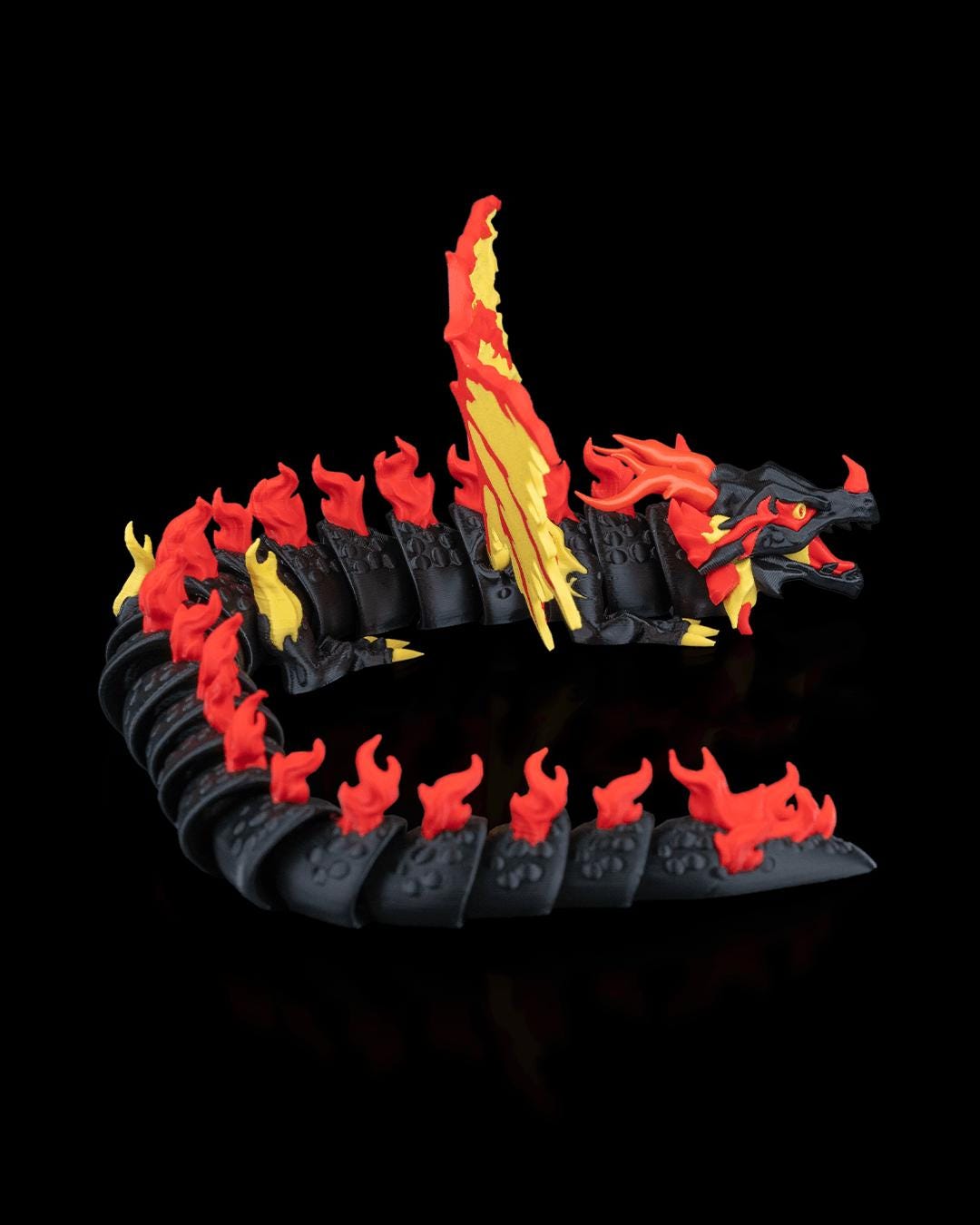 Scorchwing Tyrant Dragon: Articulated 3D Printed Fantasy Creature