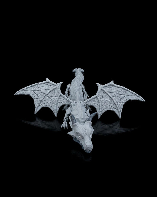 Articulated 3D Printed Dragon: Poseable Fantasy Creature Toy