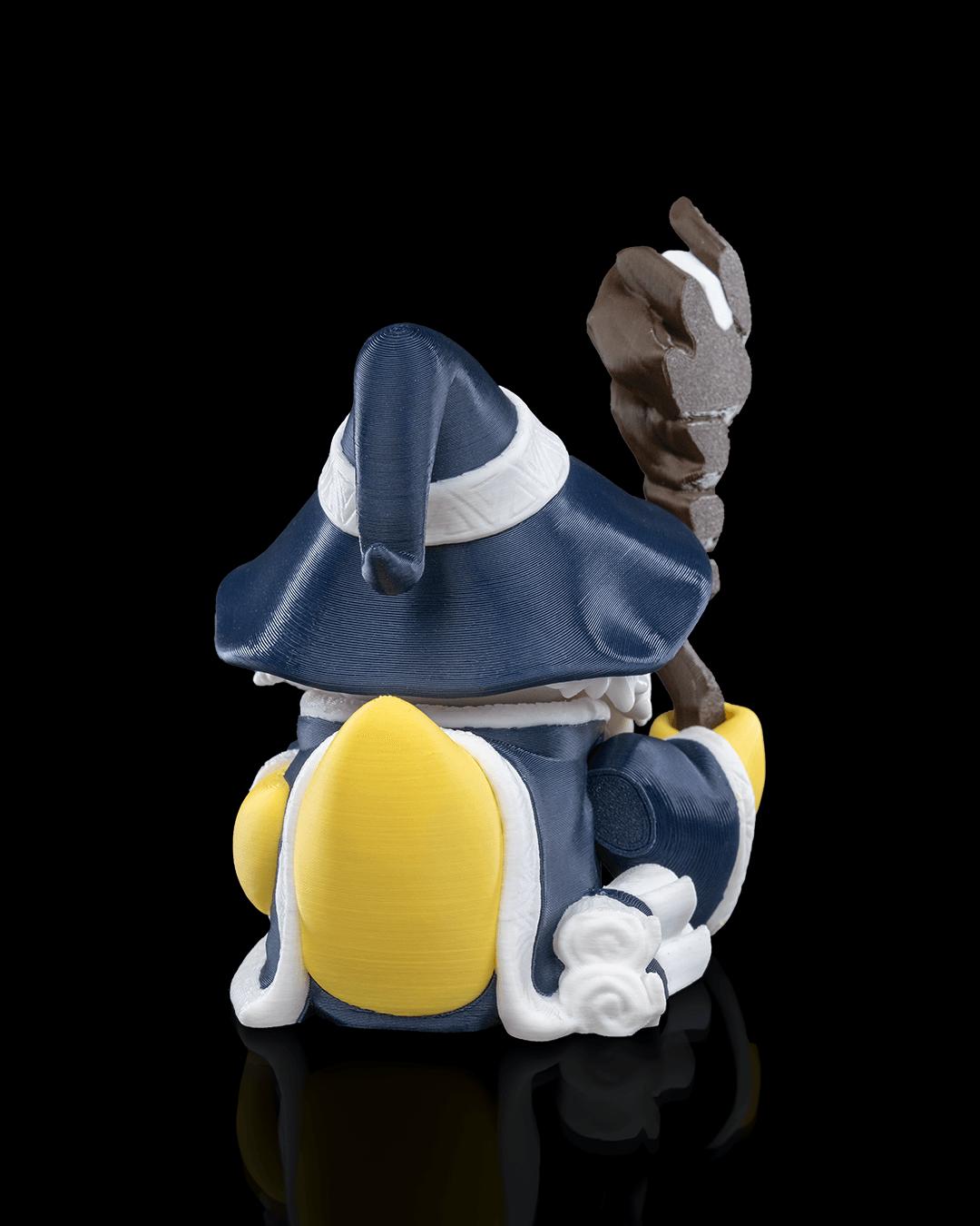 Spellquacker Rubber Duck | 3D Printed Wizard Duck Figure, Gamer Gift