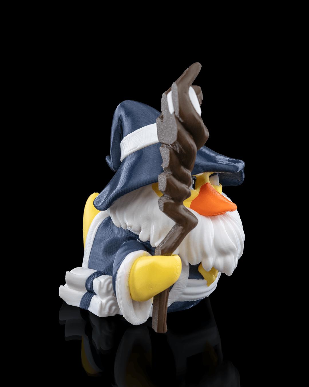 Spellquacker Rubber Duck | 3D Printed Wizard Duck Figure, Gamer Gift