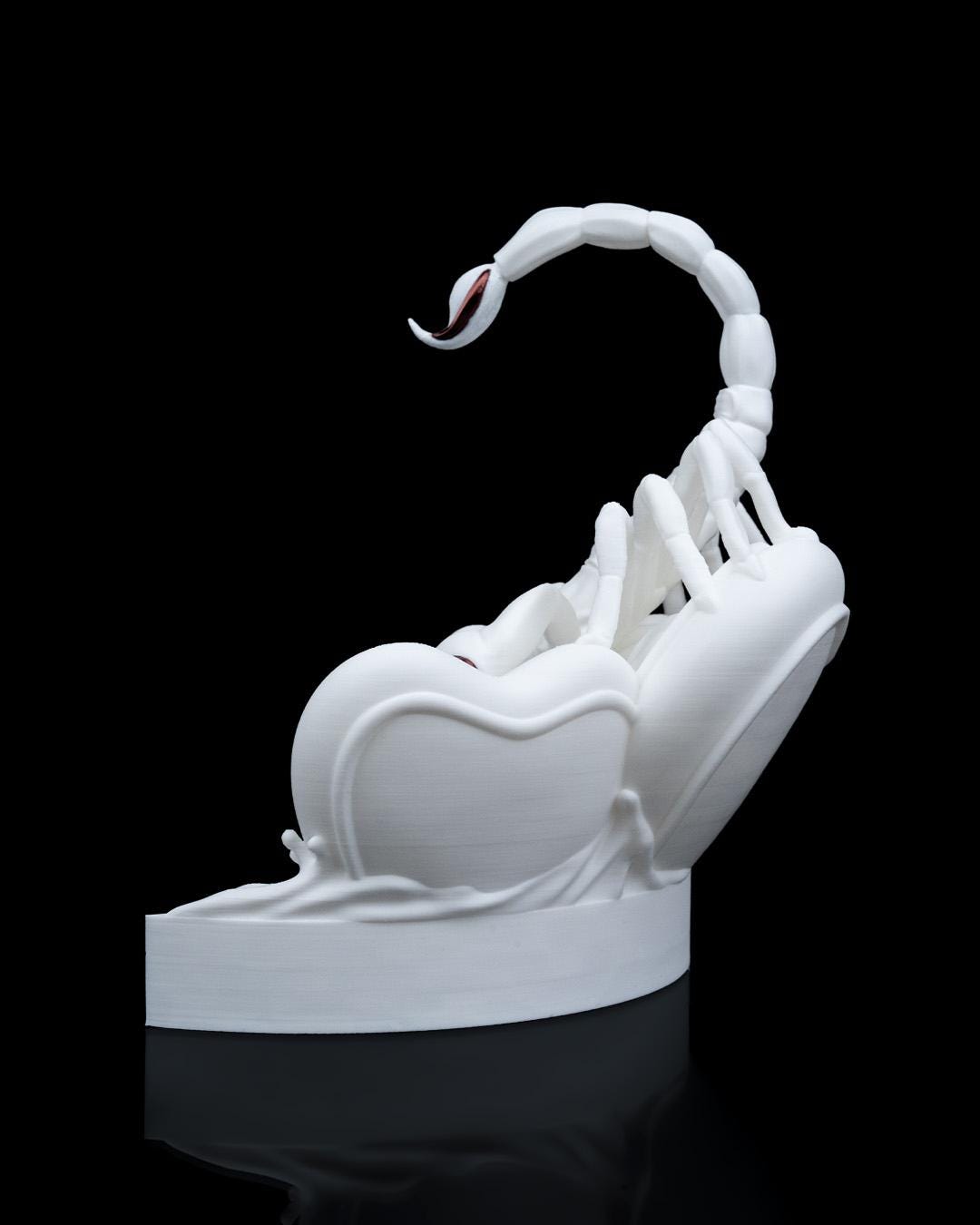 Scorpio Statue | Hand-Painted Astrology Decor | Unique Horoscope Gift