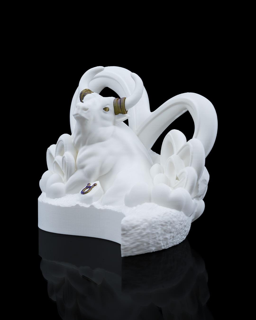 Taurus Statue | Hand-Painted Astrology Decor | Unique Horoscope Gift