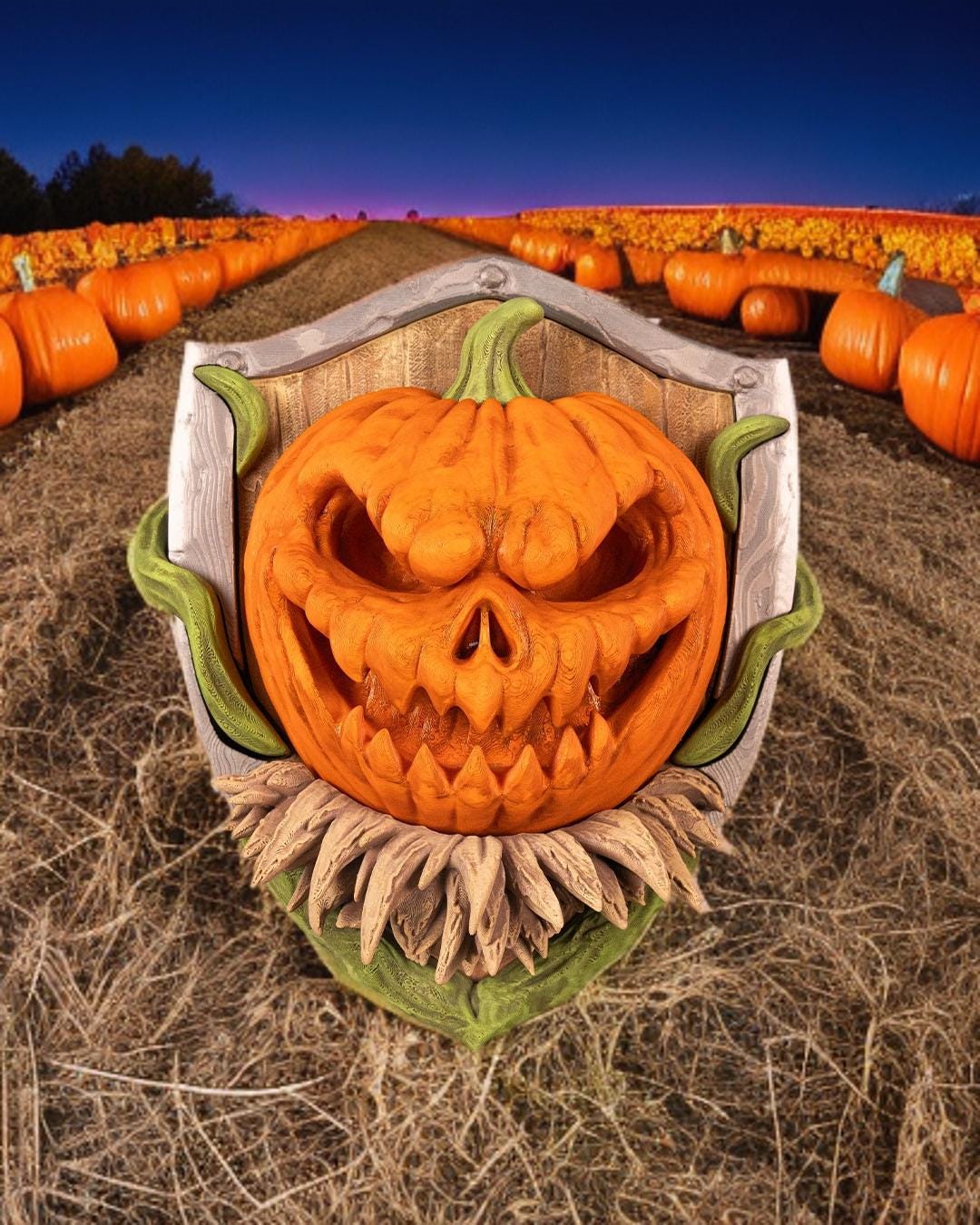 Haunted Pumpkin - Halloween Trophy