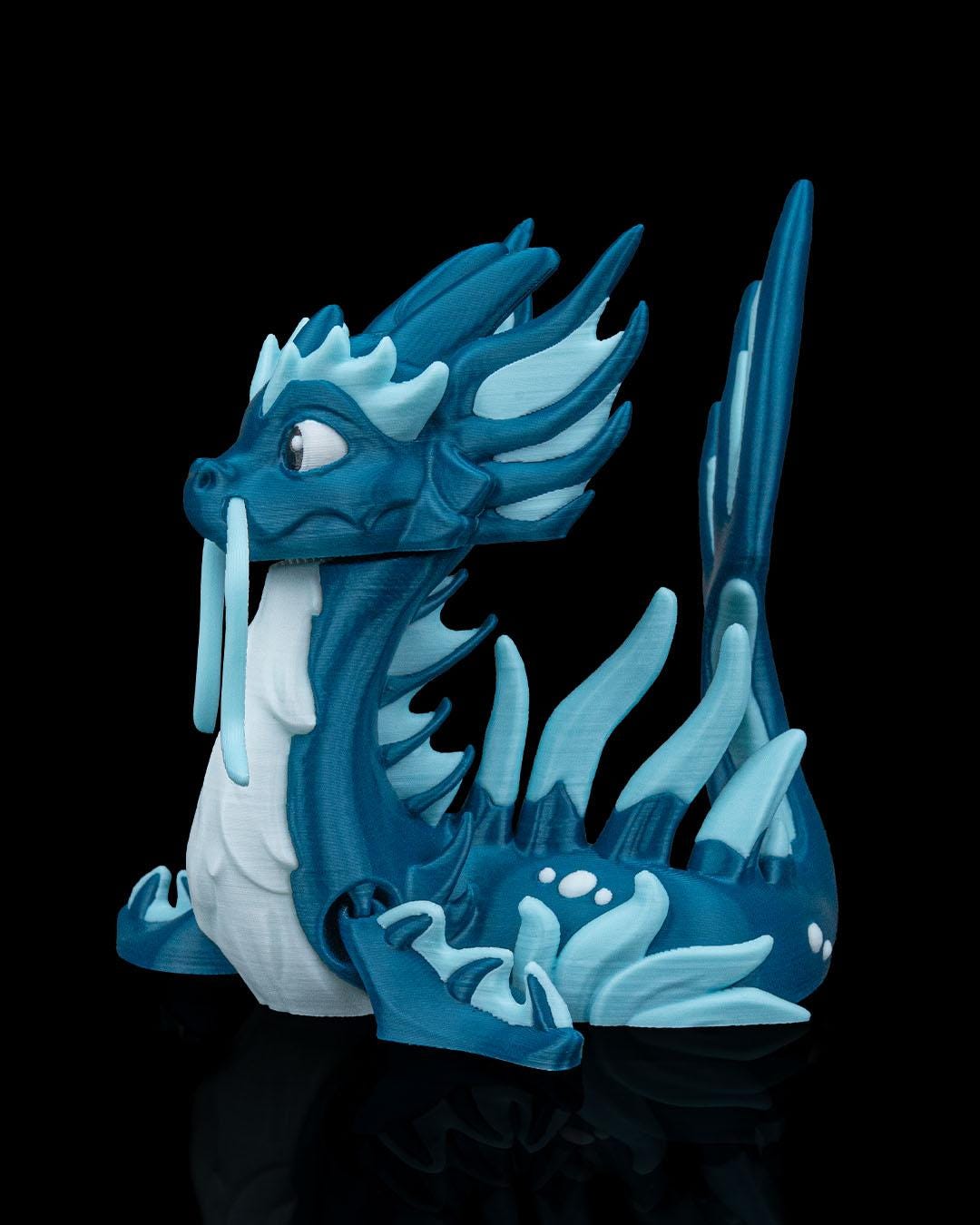 Abyssos, the Deep Leviathan | Mythical Creature Statue | Collectible Miniature | Tabletop & Shelf Decor