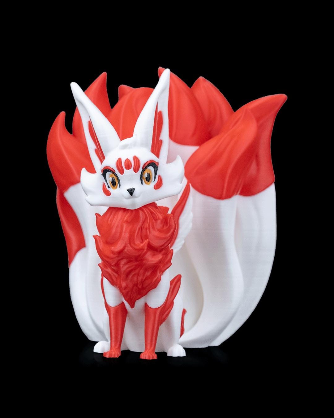 Kitsura, the Spirit Fox | Mythical Creature Statue | Collectible Miniature | Tabletop & Shelf Decor