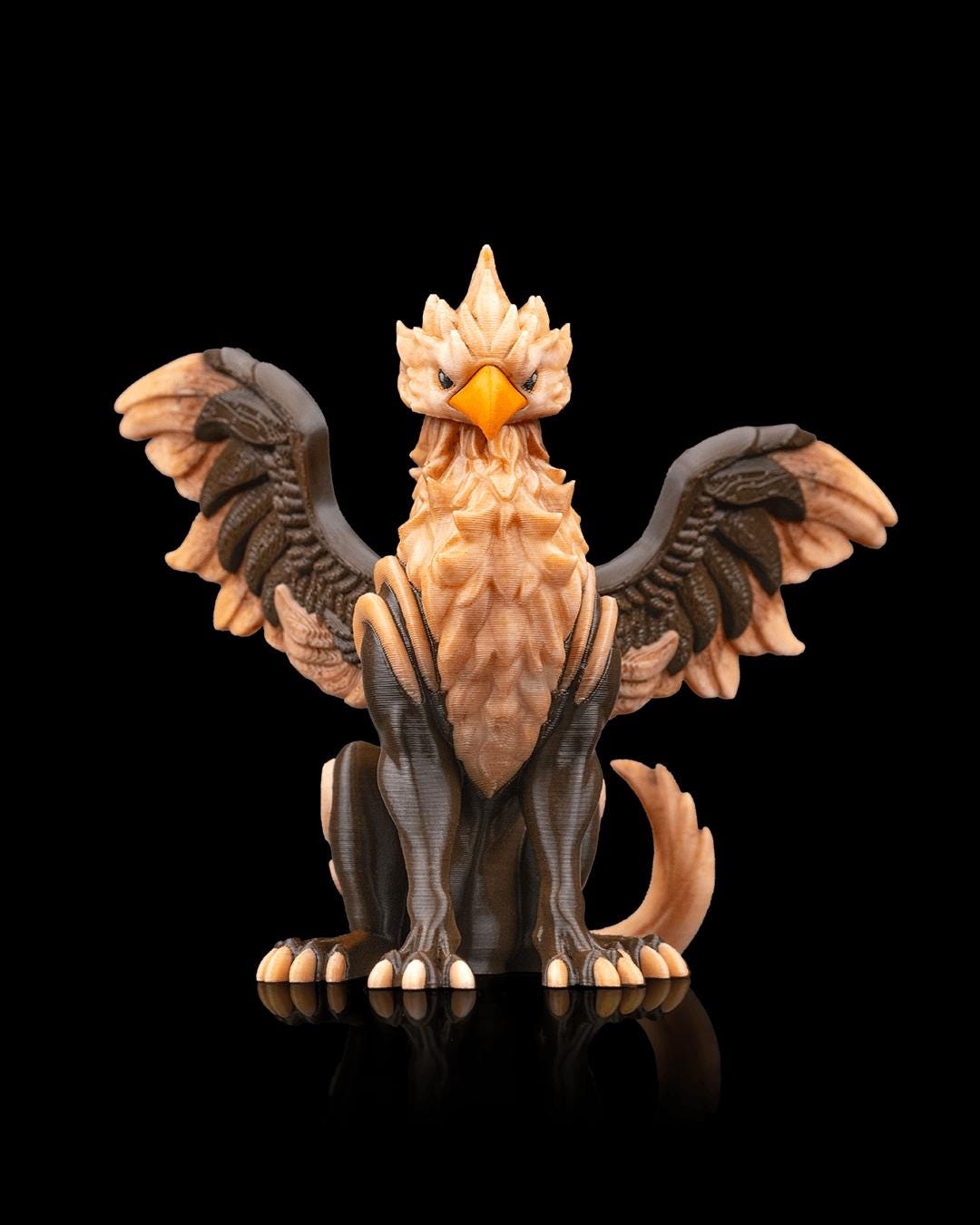 Tempest, the Sky Griffin | Mythical Creature Statue | Collectible Miniature | Tabletop & Shelf Decor