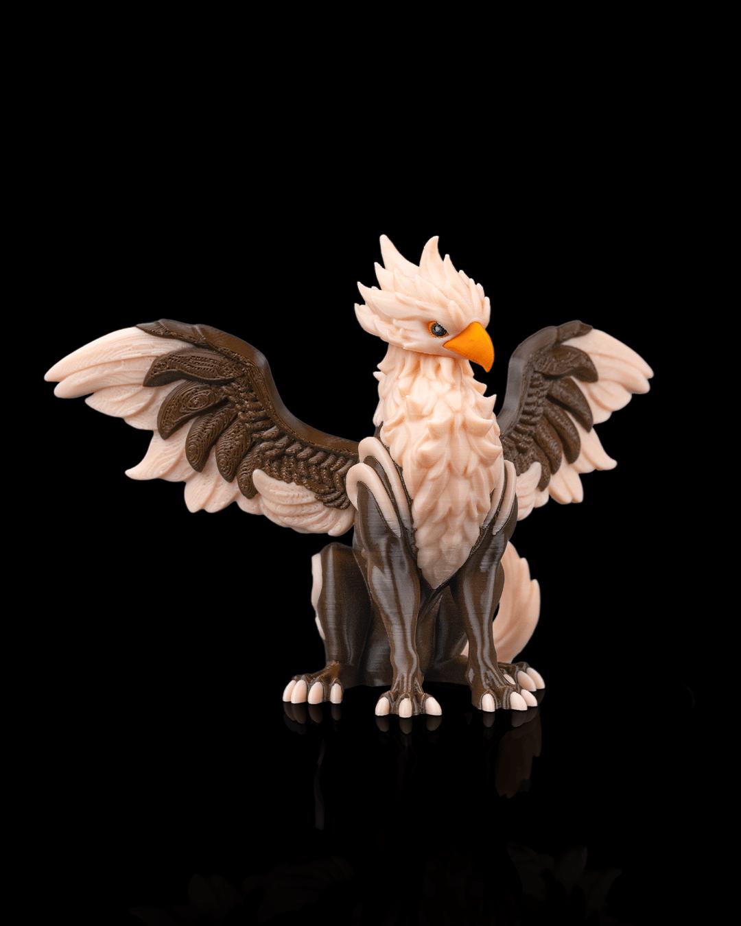 Tempest, the Sky Griffin | Mythical Creature Statue | Collectible Miniature | Tabletop & Shelf Decor