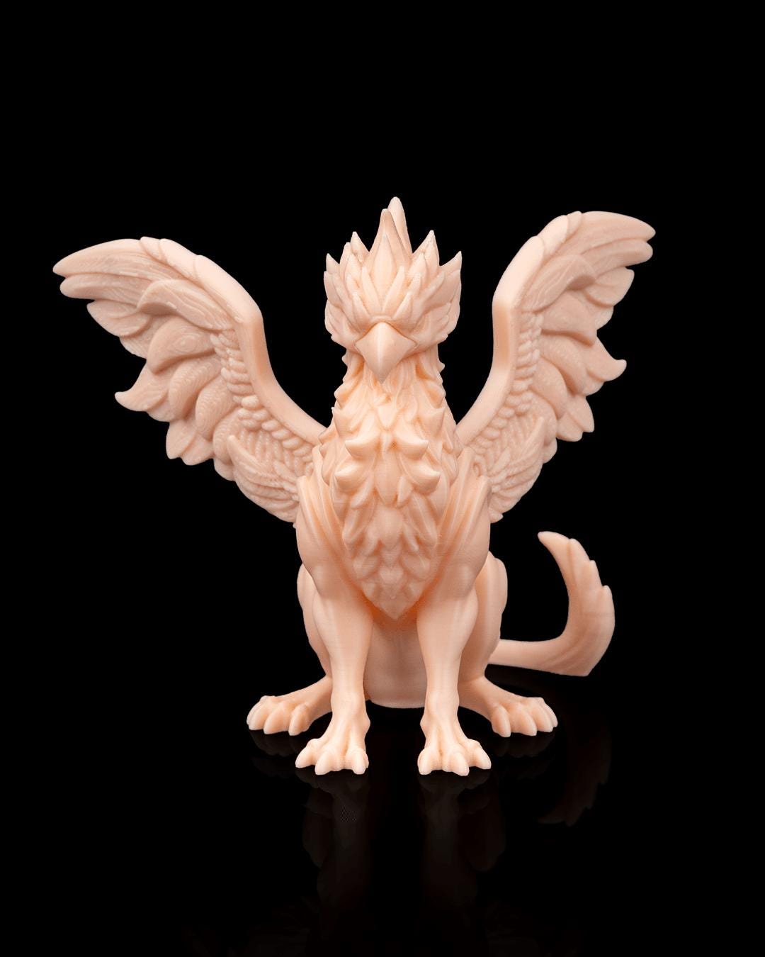 Tempest, the Sky Griffin | Mythical Creature Statue | Collectible Miniature | Tabletop & Shelf Decor
