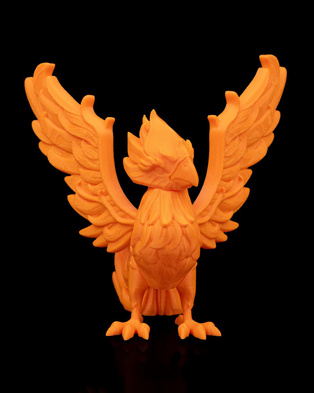 Flamma, the Rising Phoenix | Mythical Creature Statue | Collectible Miniature | Tabletop & Shelf Decor