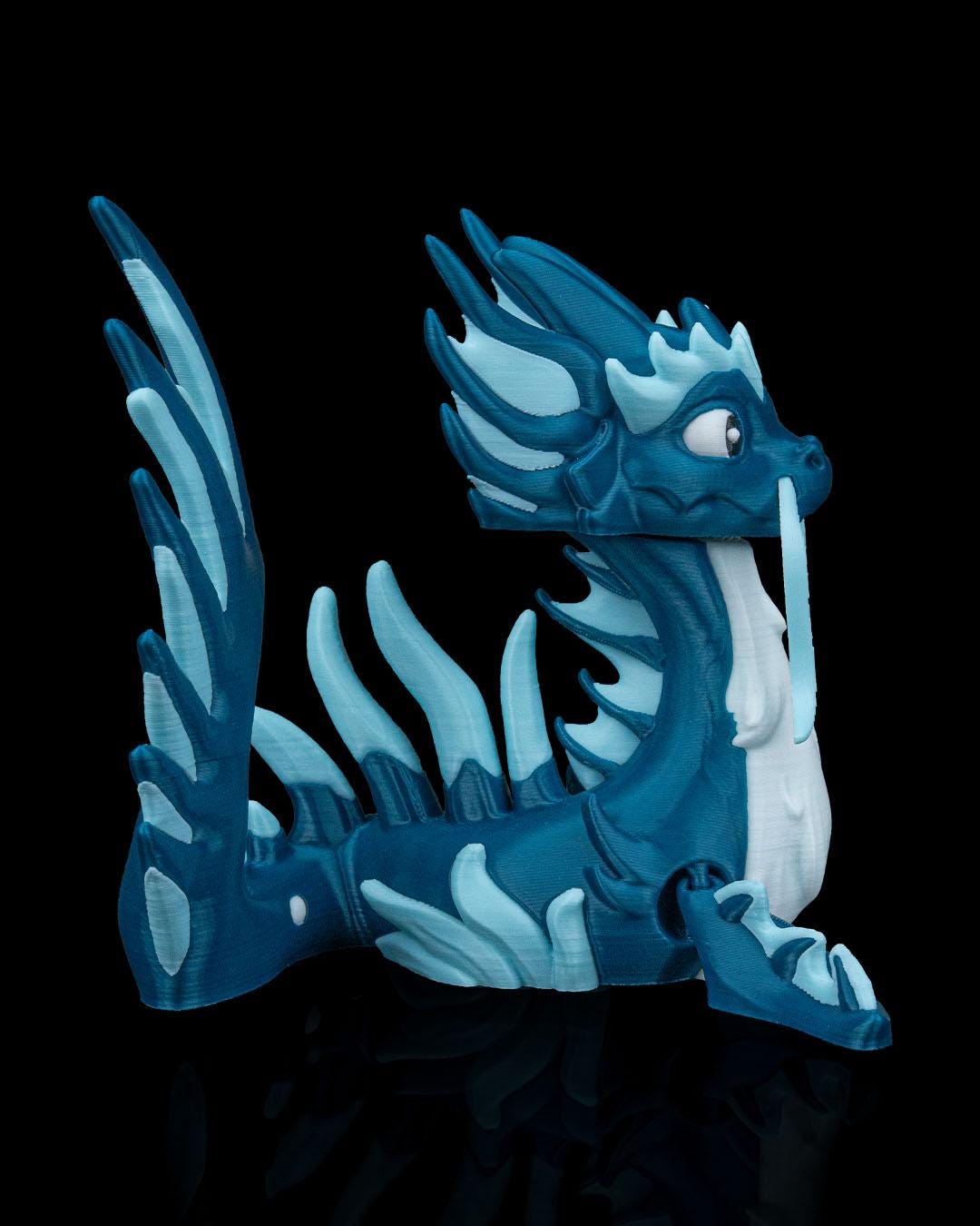 Abyssos, the Deep Leviathan | Mythical Creature Statue | Collectible Miniature | Tabletop & Shelf Decor
