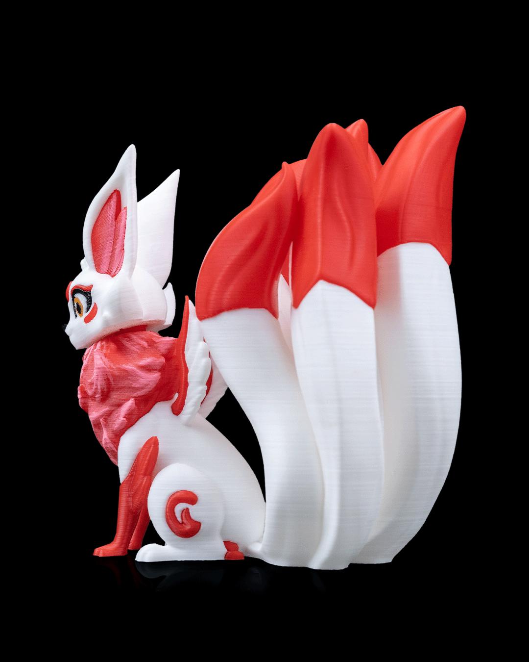 Kitsura, the Spirit Fox | Mythical Creature Statue | Collectible Miniature | Tabletop & Shelf Decor
