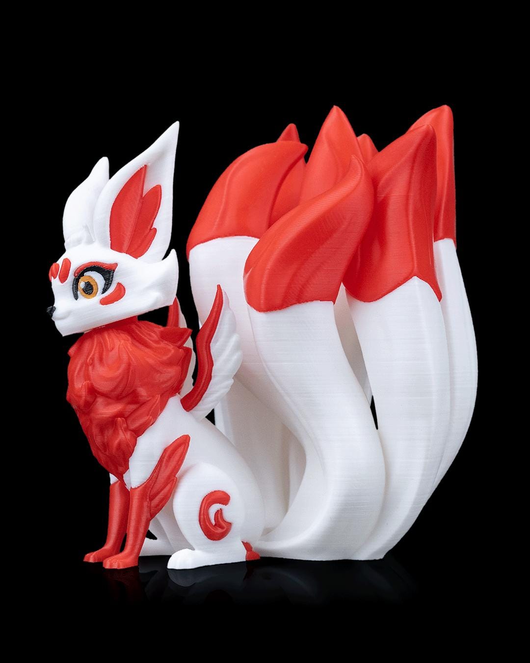 Kitsura, the Spirit Fox | Mythical Creature Statue | Collectible Miniature | Tabletop & Shelf Decor