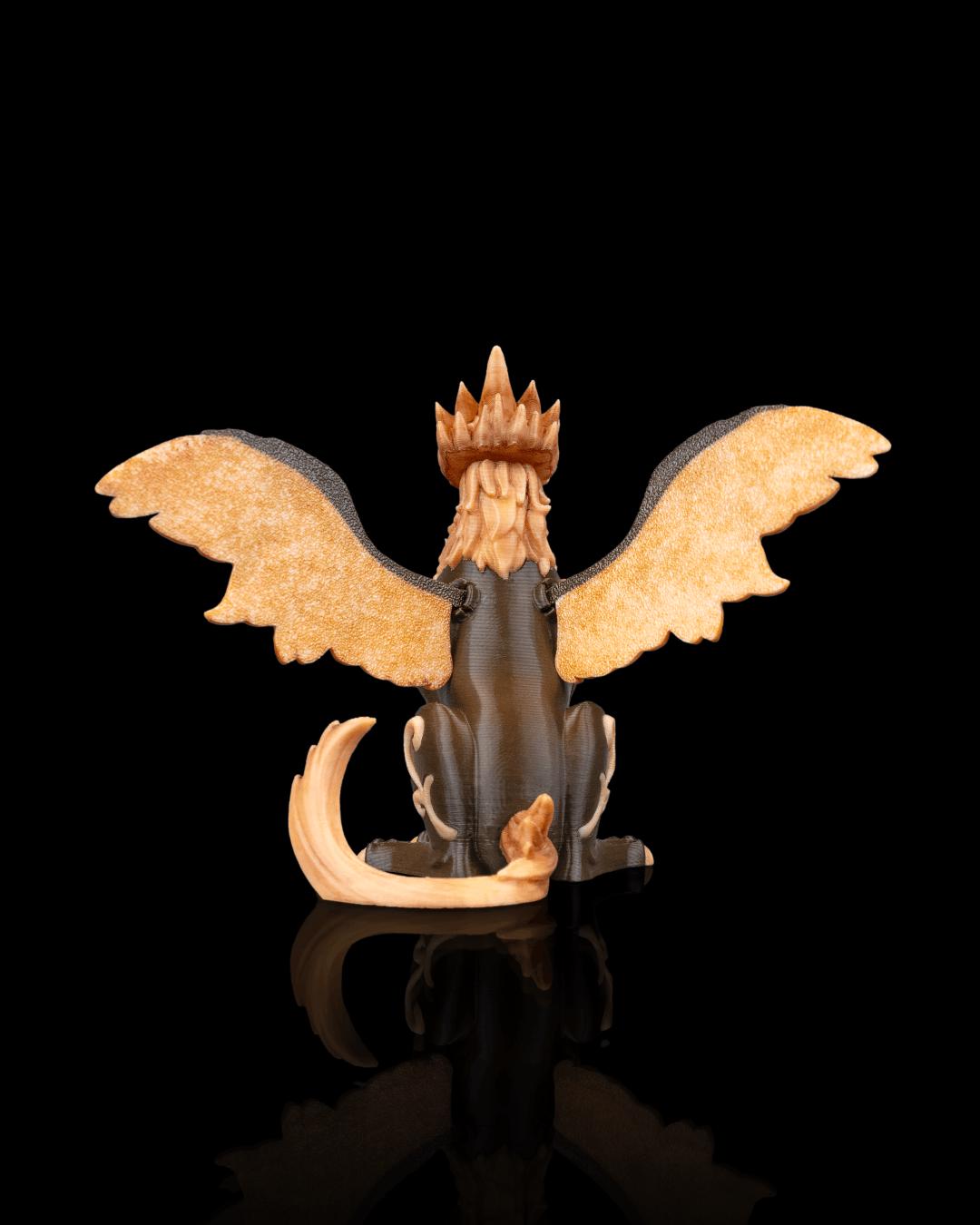 Tempest, the Sky Griffin | Mythical Creature Statue | Collectible Miniature | Tabletop & Shelf Decor