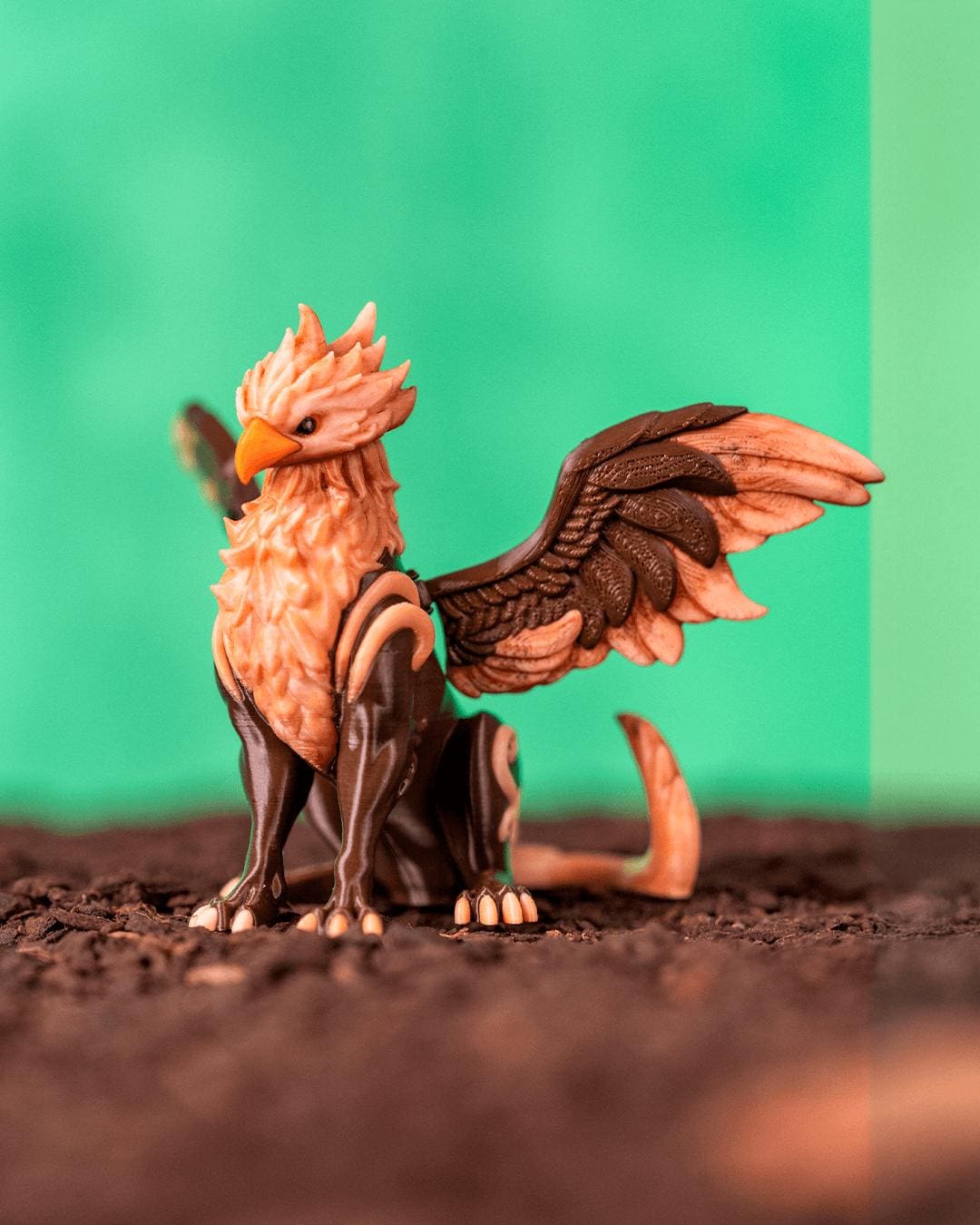 Tempest, the Sky Griffin | Mythical Creature Statue | Collectible Miniature | Tabletop & Shelf Decor