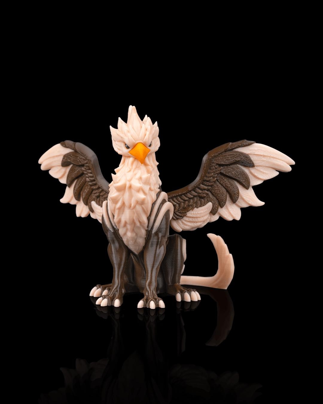 Tempest, the Sky Griffin | Mythical Creature Statue | Collectible Miniature | Tabletop & Shelf Decor