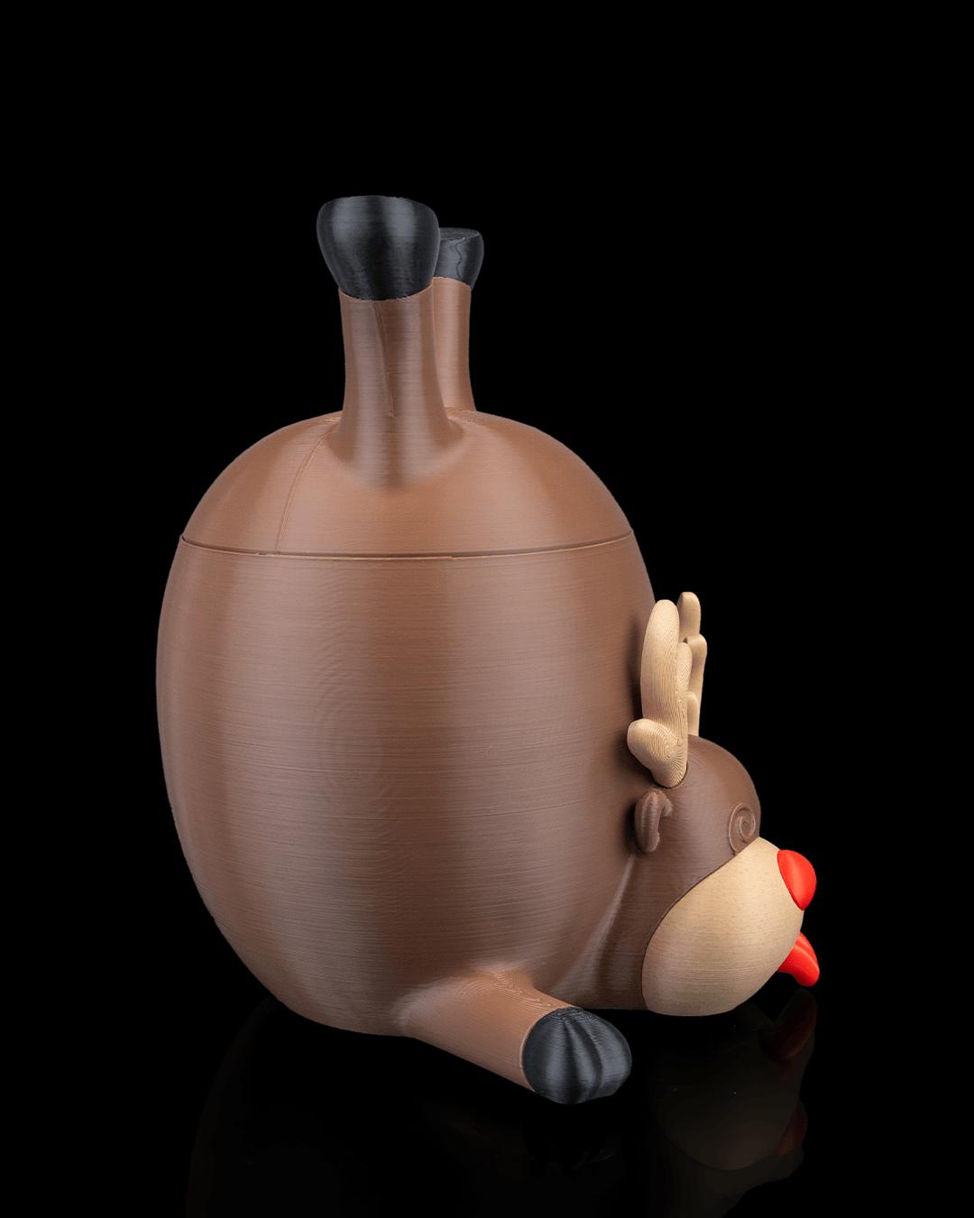 Reindeer Treat Container - Candy holder for Christmas