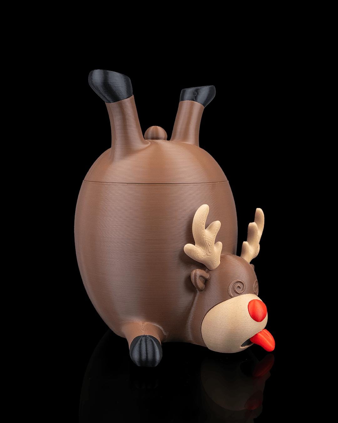 Reindeer Treat Container - Candy holder for Christmas