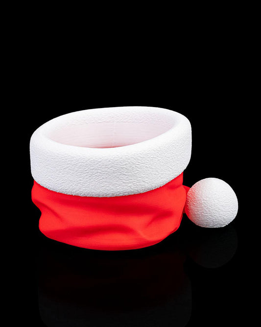 Santa Hat Bowl –Candy Container Festive Christmas Decoration