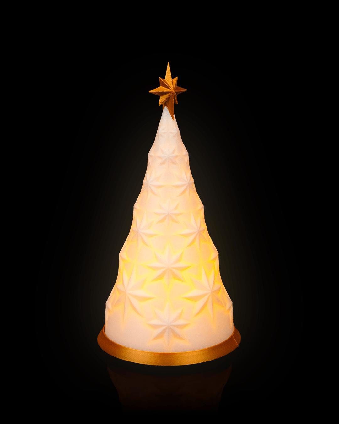 Guiding Light Christmas LED Tree Lamp with Warm Candle Glow