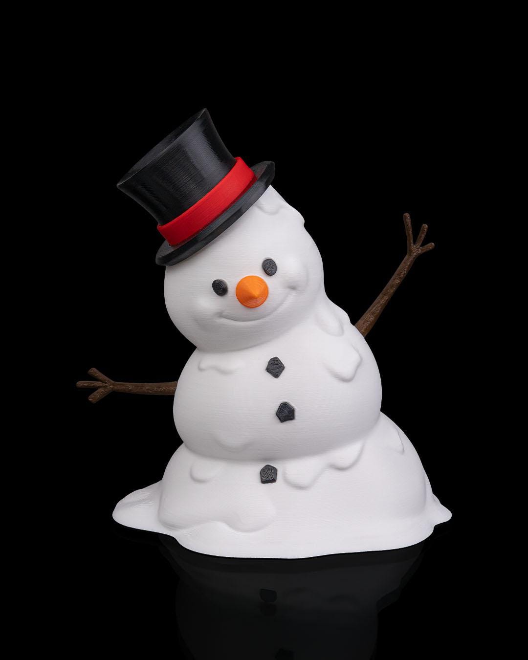 Happy Snowman - Table Lamp - Christmas LED Candle Decor Collection