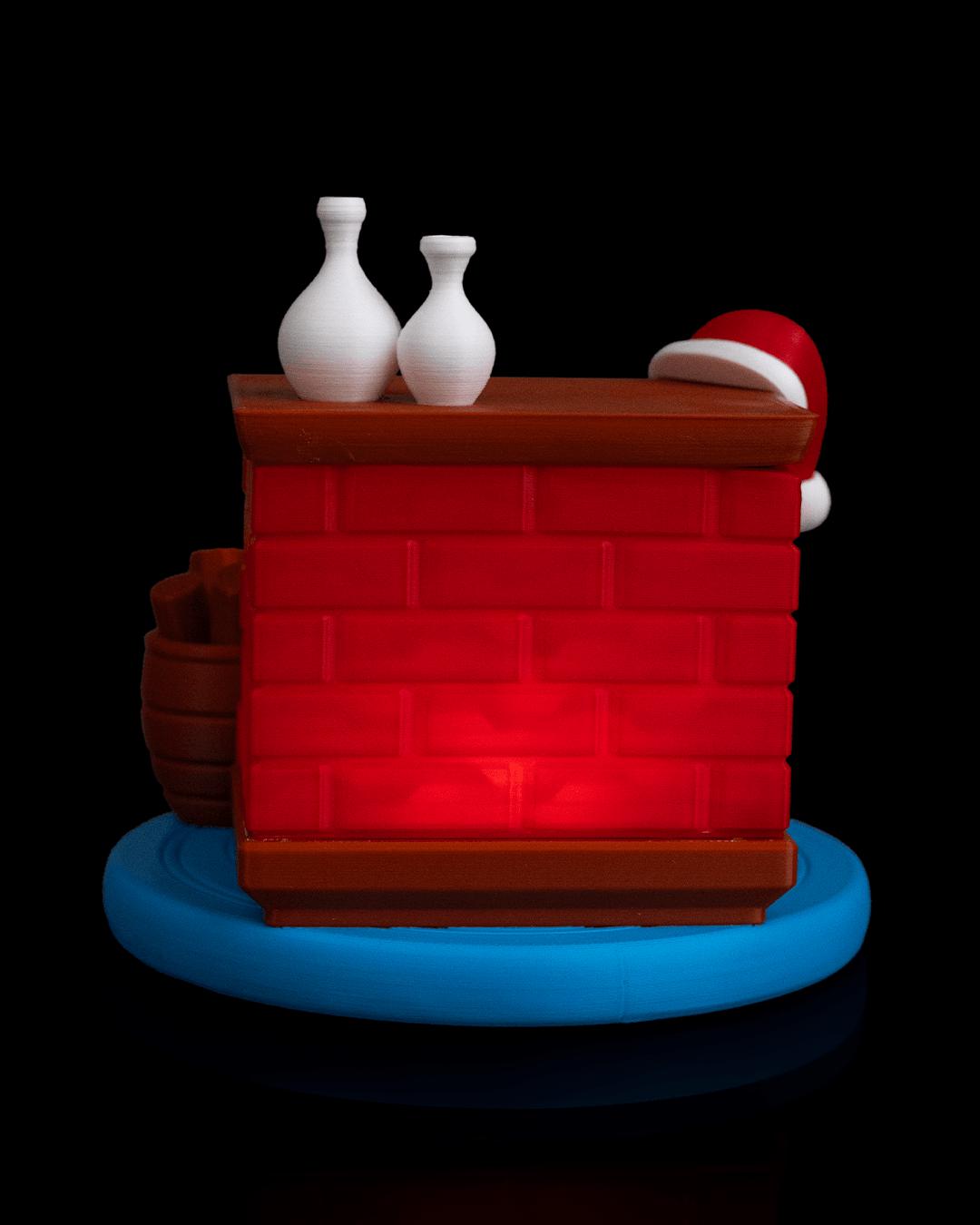 Kitty Night Night - Table Lamp - Christmas LED Candle Decor