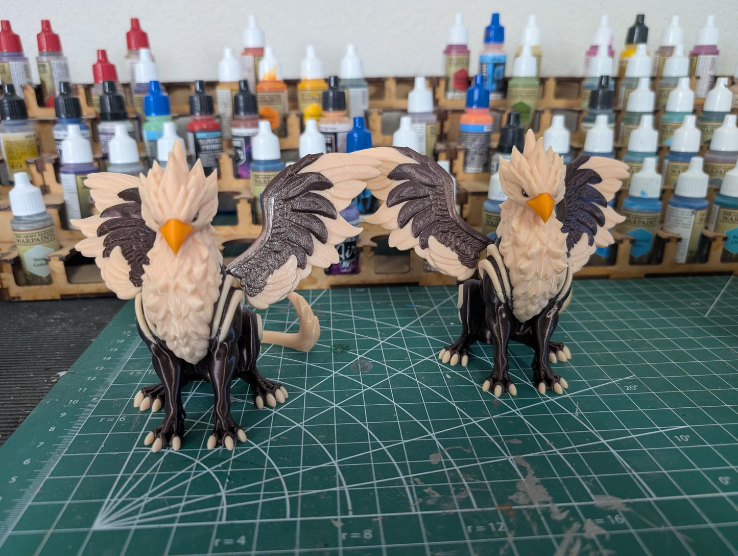 Tempest, the Sky Griffin | Mythical Creature Statue | Collectible Miniature | Tabletop & Shelf Decor