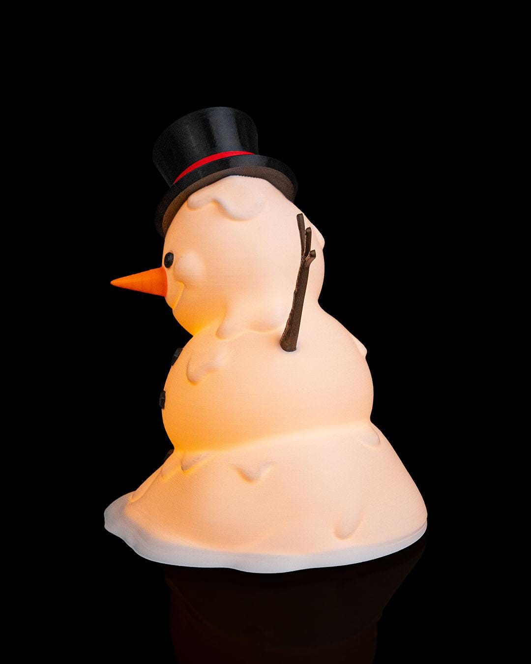 Happy Snowman - Table Lamp - Christmas LED Candle Decor Collection