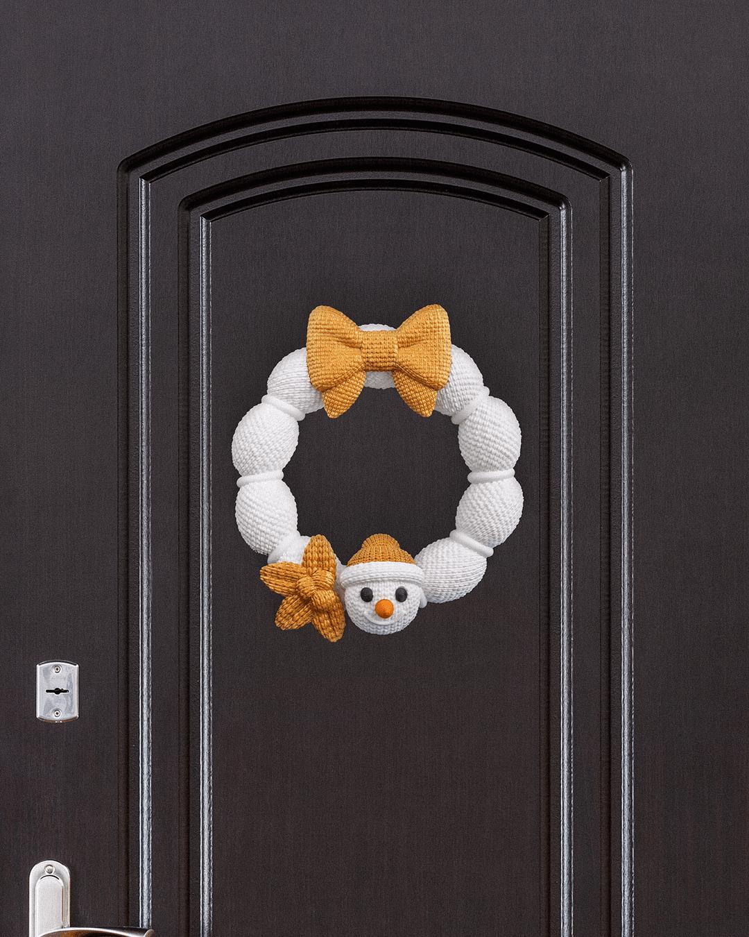 Snowman Wreath - Vibrant Christmas Wreath Collection