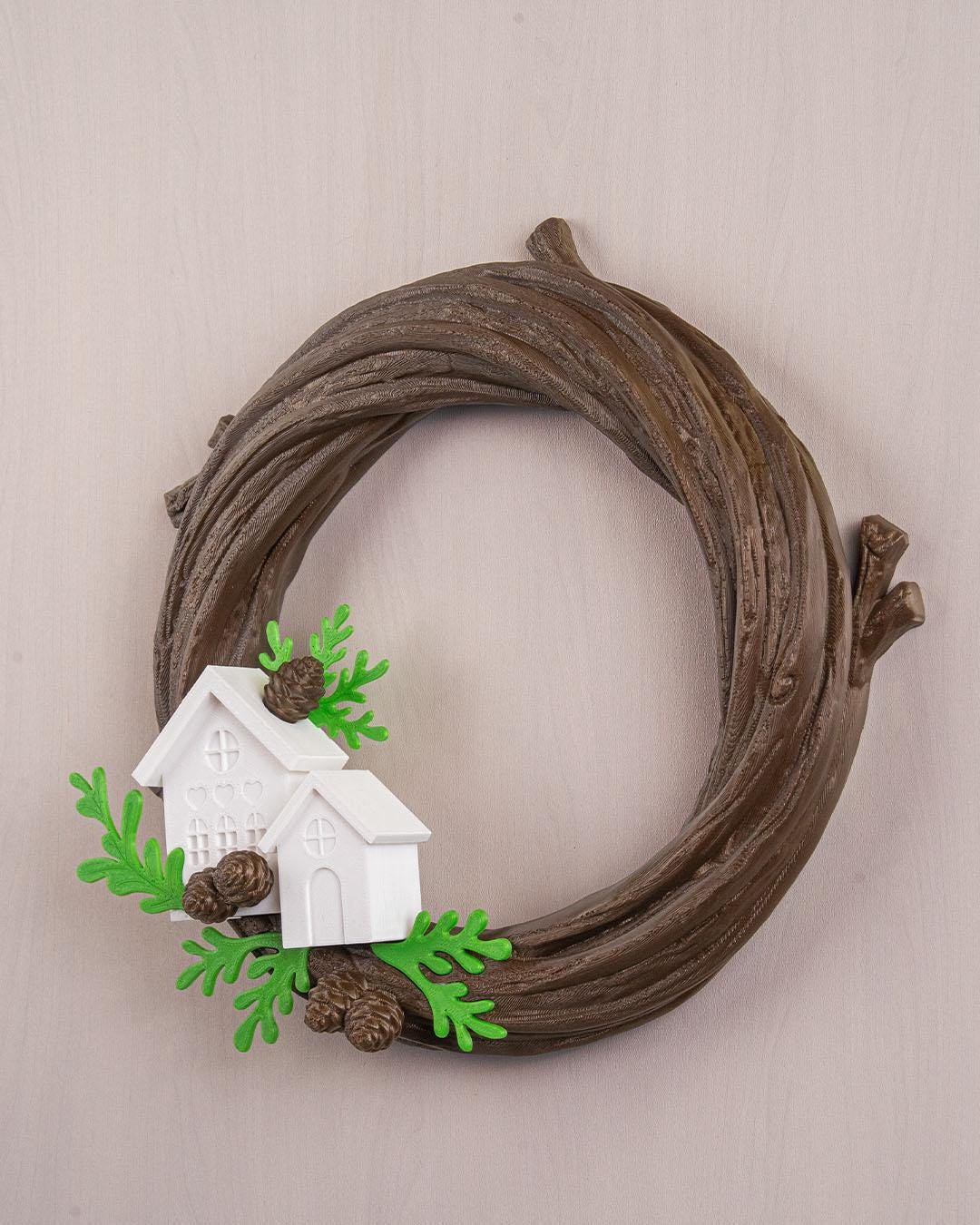 Naturally Merry - Vibrant 3D Printed Christmas Wreath Collection