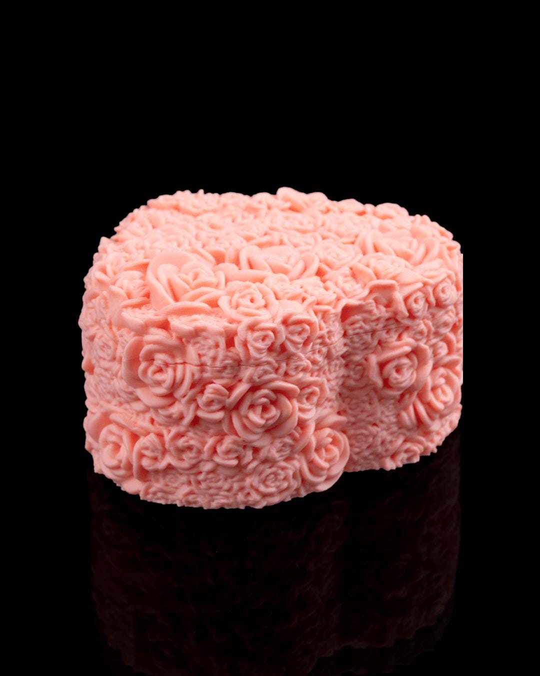 Rose Heart Shaped Candy holder or Jewelry box